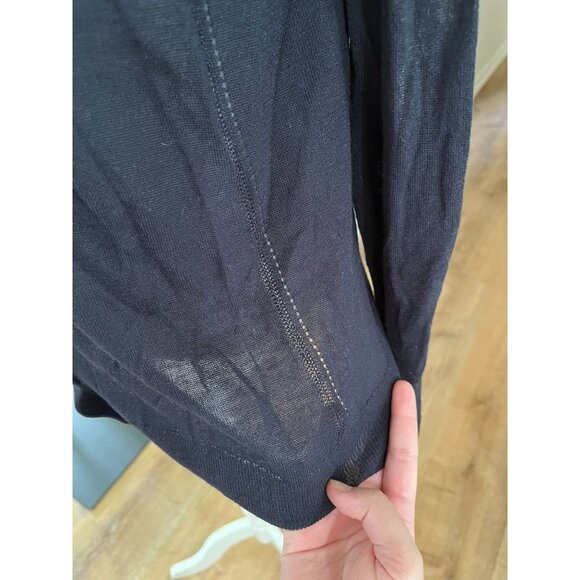 EUC Ann Taylor Navy Button-Up Cardigan - Picture 4 of 5